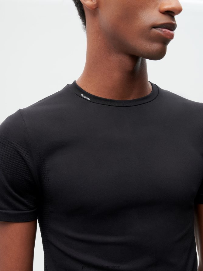 Men Pangaia Clothes Motion X T-Shirt TT8Z42515 Black
