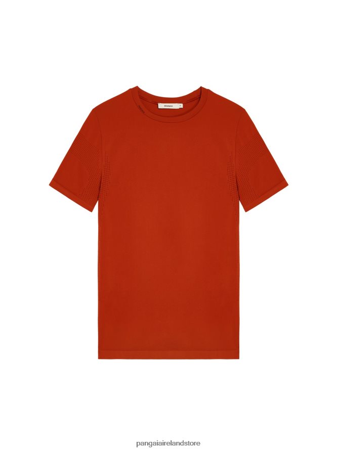 Men Pangaia Clothes Motion X T-Shirt TT8Z42525 Jasper Red