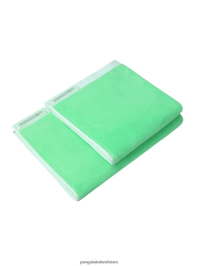 Unisex Pangaia Accessories Large Bath Towel TT8Z42661 Lagoon Green