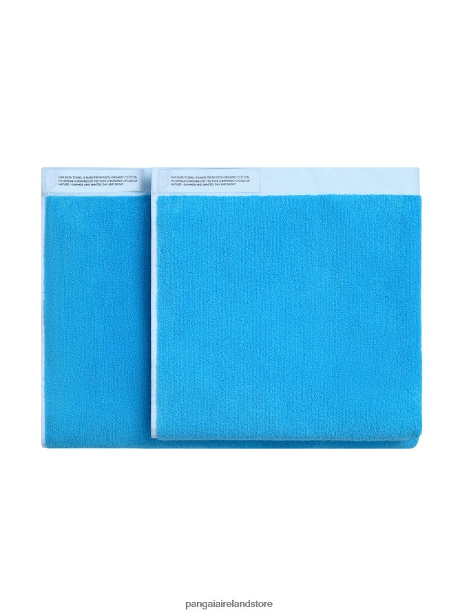 Unisex Pangaia Accessories Large Bath Towel TT8Z42667 Moonstone Blue