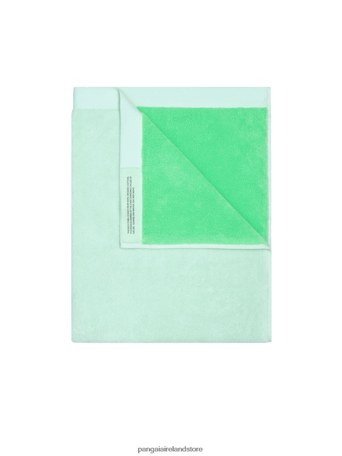 Unisex Pangaia Accessories Medium Bath Towel TT8Z42662 Lagoon Green