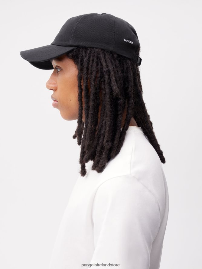 Unisex Pangaia Accessories Oilseed Hemp Twill Baseball Cap TT8Z42692 Black