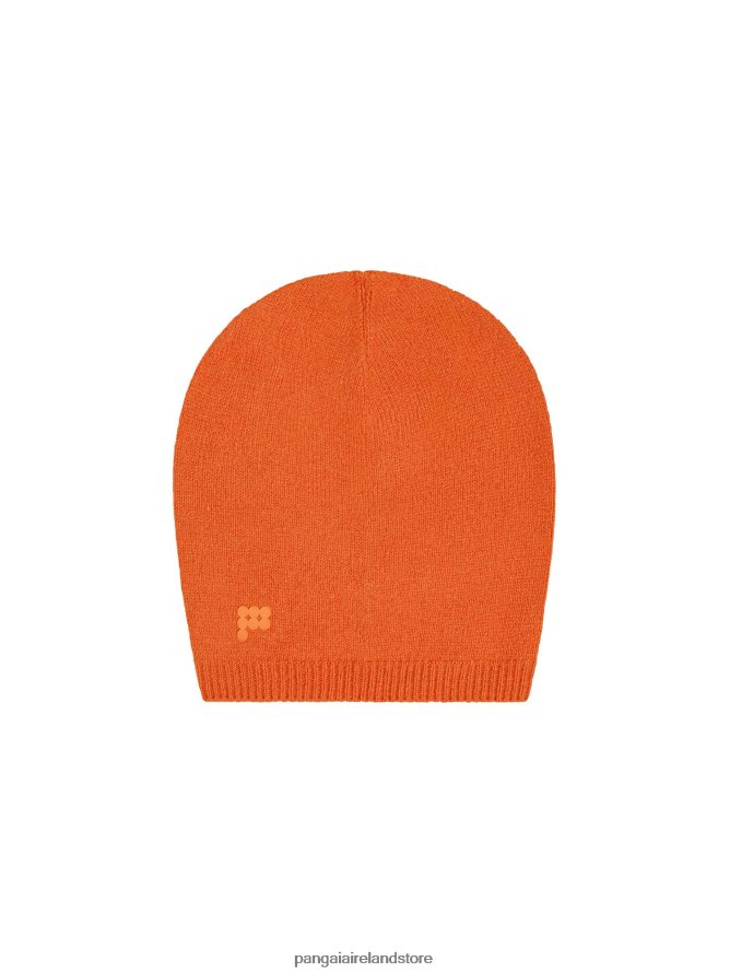 Unisex Pangaia Accessories Recycled Cashmere Beanie TT8Z42505 Cinnamon Orange