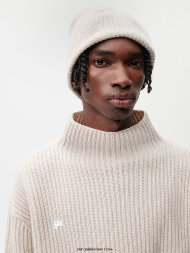Unisex Pangaia Accessories Recycled Cashmere Hat TT8Z42493 Oatmeal
