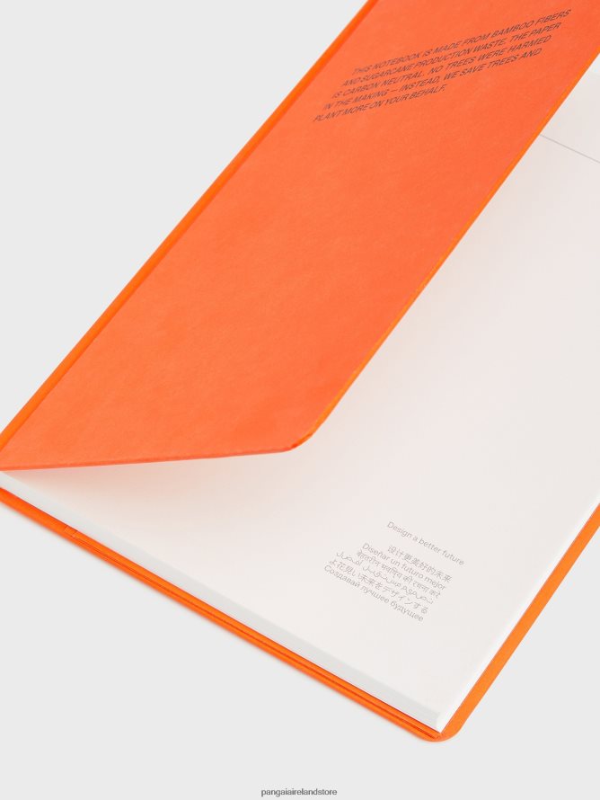 Unisex Pangaia Accessories Tree Free Notebook TT8Z42696 Persimmon Orange