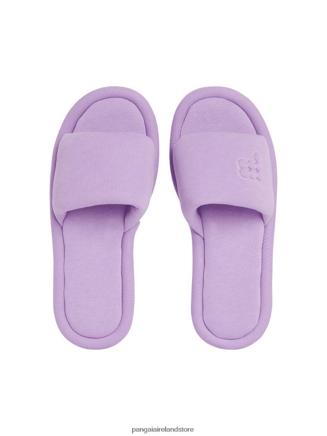 Unisex Pangaia Footwear Jersey Slippers TT8Z42438 Orchid Purple