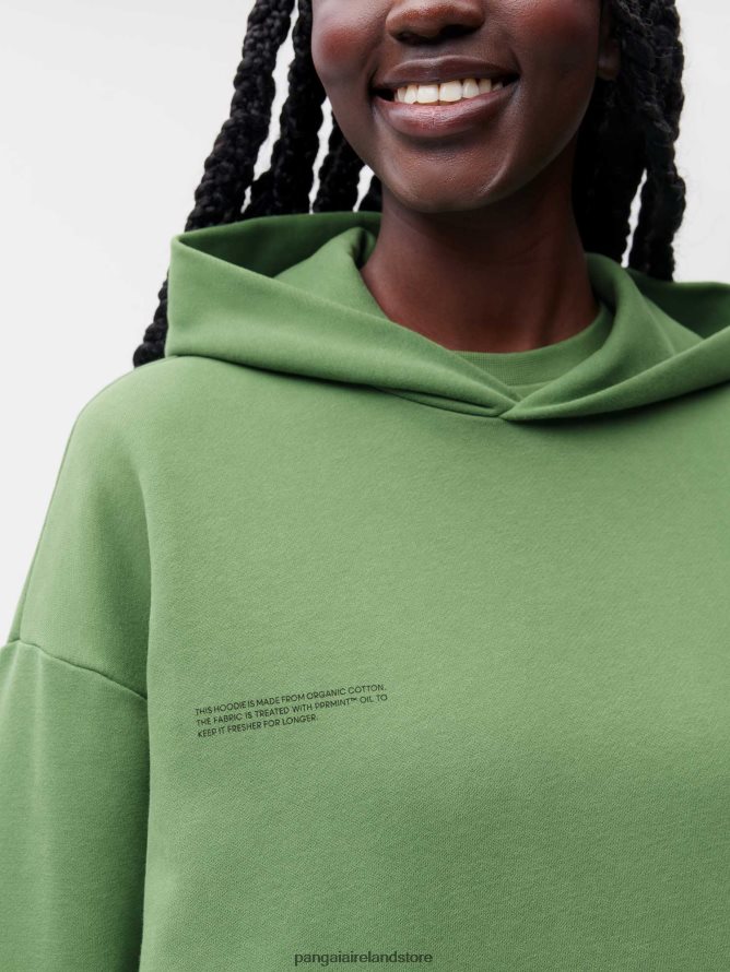 Women Pangaia Clothes 365 Hoodie - Hazel Amp TT8Z425 Stem Green