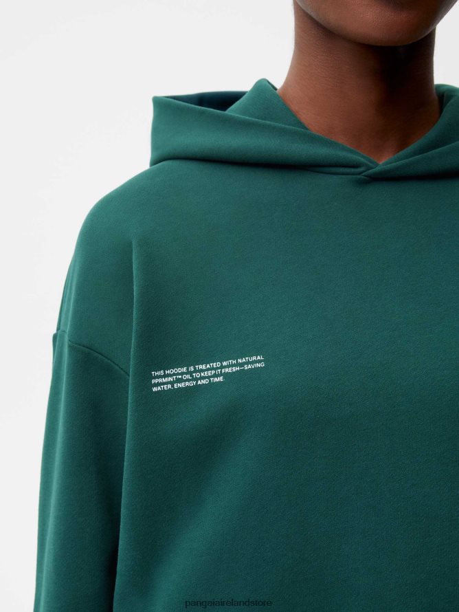 Women Pangaia Clothes 365 Hoodie TT8Z4210 Foliage Green