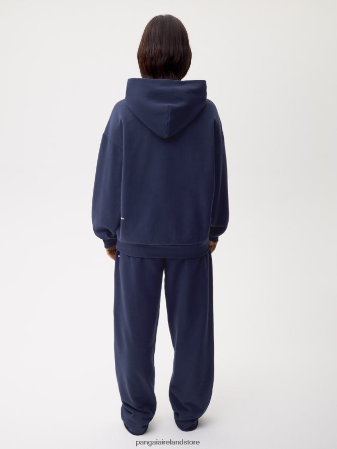 Women Pangaia Clothes 365 Hoodie TT8Z4217 Navy Blue
