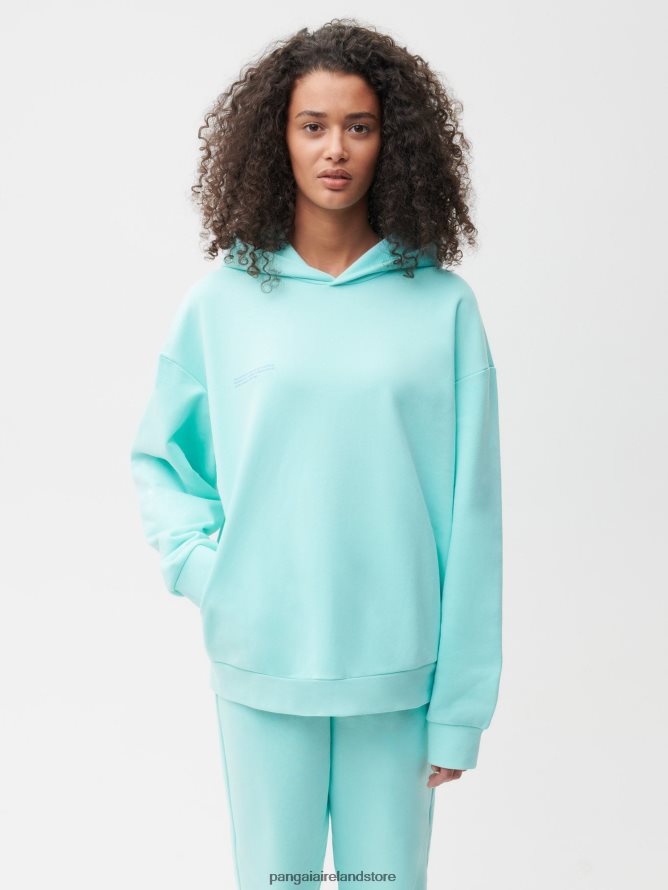 Women Pangaia Clothes 365 Hoodie TT8Z4239 Jade Vine