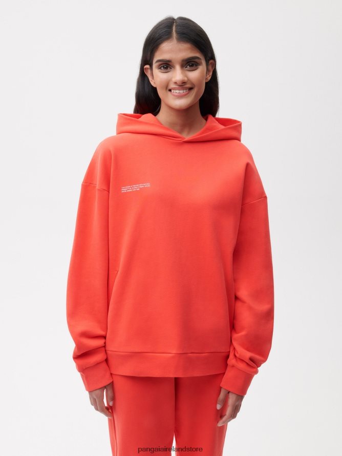 Women Pangaia Clothes 365 Hoodie TT8Z4240 Dragon Fruit Red