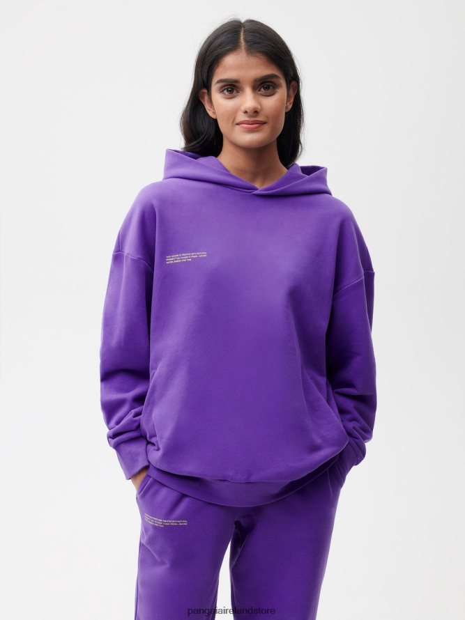 Women Pangaia Clothes 365 Hoodie TT8Z4241 Passion Flower Purple