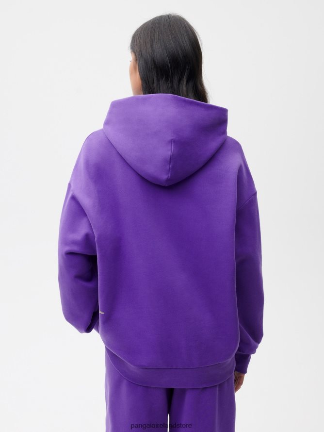 Women Pangaia Clothes 365 Hoodie TT8Z4241 Passion Flower Purple