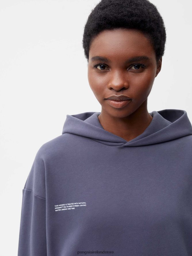 Women Pangaia Clothes 365 Hoodie TT8Z4270 Slate Blue