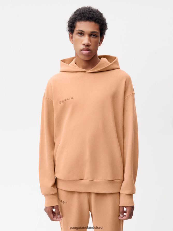 Women Pangaia Clothes Food Dye Hoodie TT8Z4229 Rooibos Red