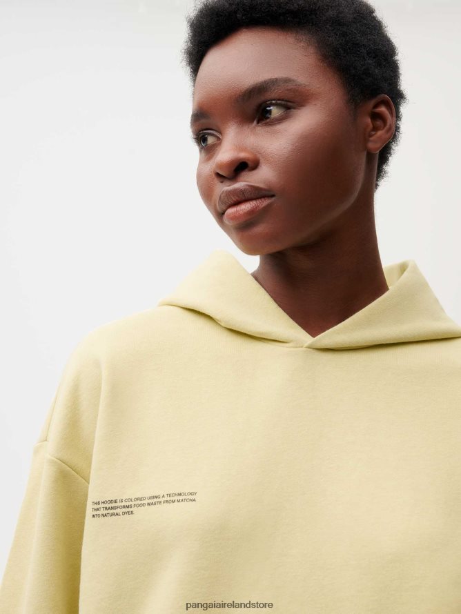 Women Pangaia Clothes Food Dye Hoodie TT8Z4269 Matcha Green