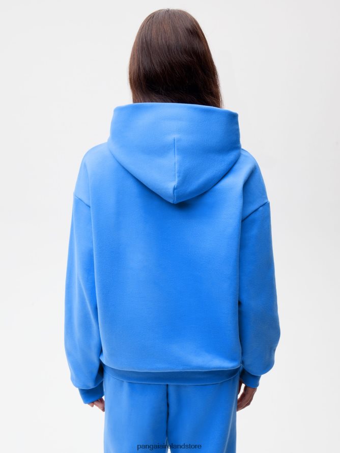 Women Pangaia Clothes In Conversion Cotton Hoodie TT8Z4223 Water Blue