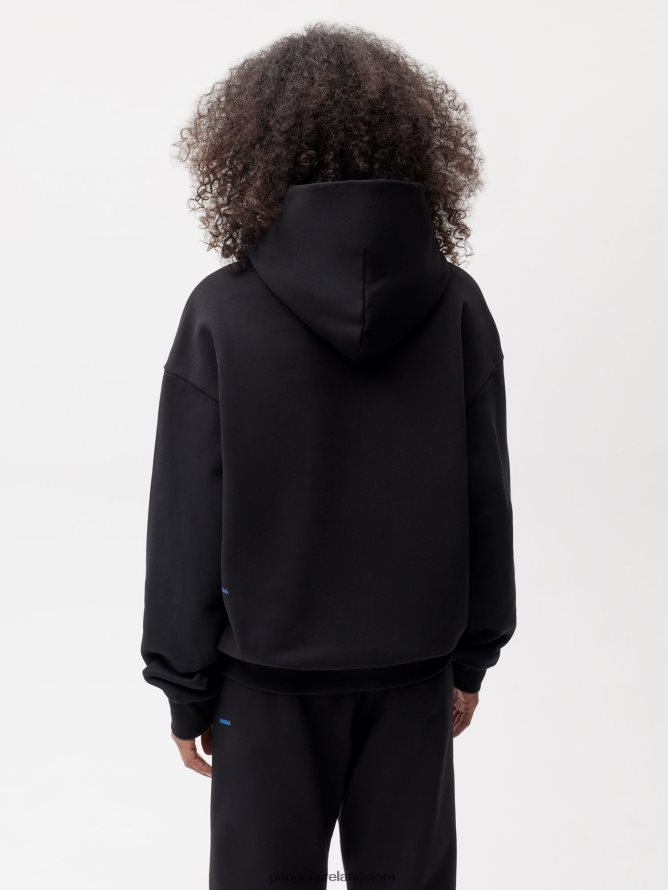 Women Pangaia Clothes In Conversion Cotton Hoodie TT8Z4252 Black
