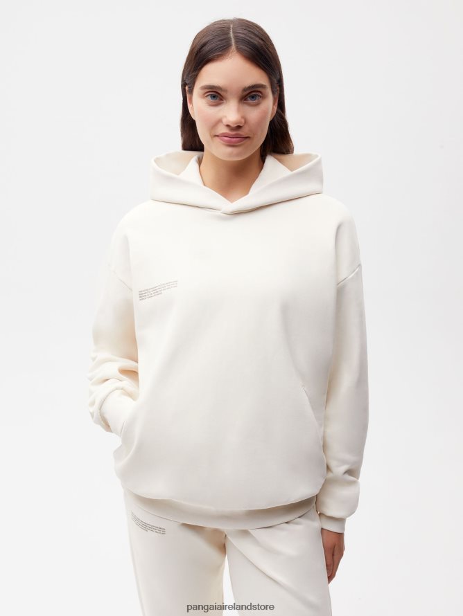 Women Pangaia Clothes In Conversion Cotton Hoodie TT8Z4255 Cotton White