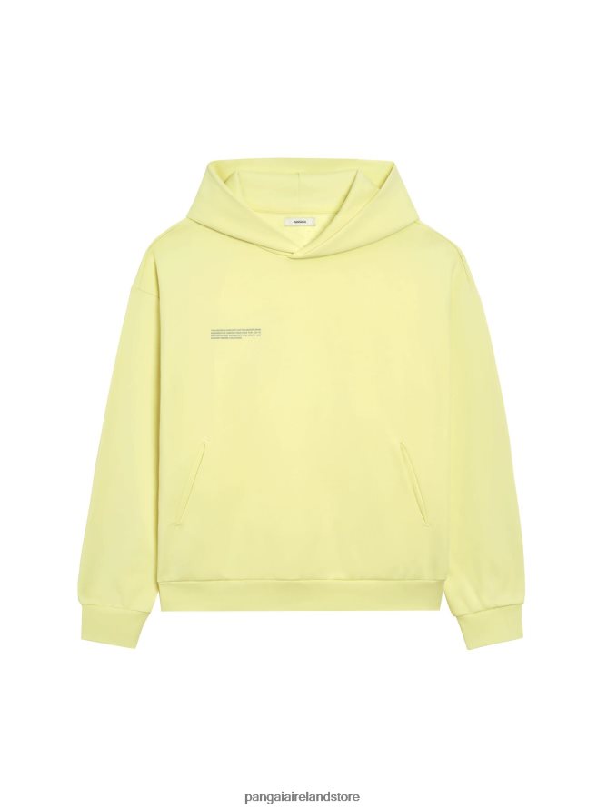 Women Pangaia Clothes In Conversion Cotton Hoodie TT8Z4265 Sunbeam Yellow