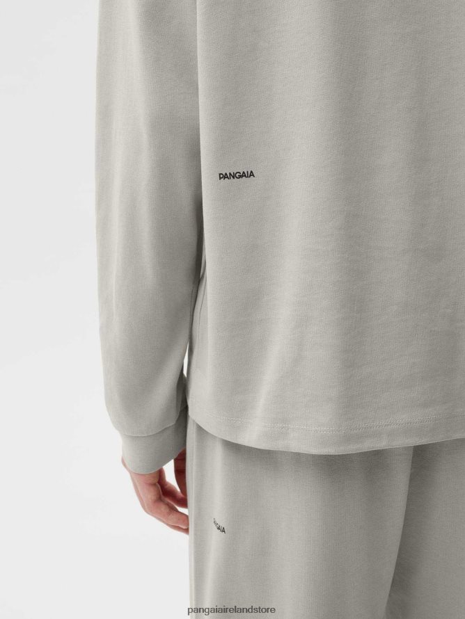 Women Pangaia Clothes Organic Cotton Loungewear Top With C-Fiber TT8Z42507 Stone