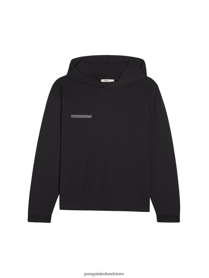 Women Pangaia Clothes Organic Cotton Loungewear Top With C-Fiber TT8Z42508 Black