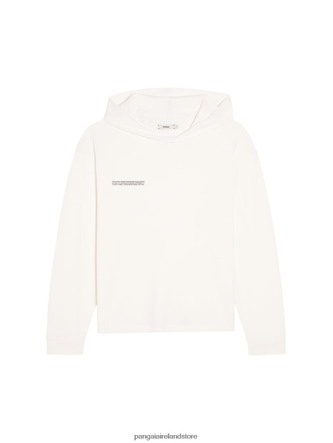 Women Pangaia Clothes Organic Cotton Loungewear Top With C-Fiber TT8Z42509 Off-White