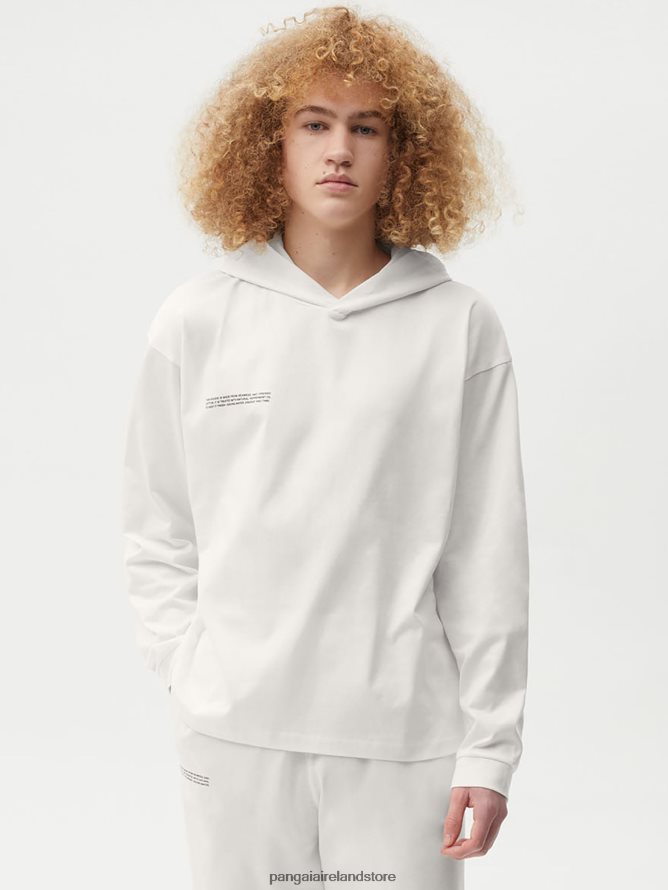 Women Pangaia Clothes Organic Cotton Loungewear Top With C-Fiber TT8Z42509 Off-White