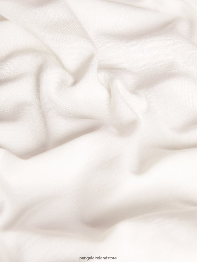 Women Pangaia Clothes Organic Cotton Loungewear Top With C-Fiber TT8Z42509 Off-White