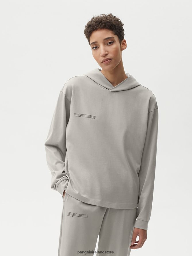 Women Pangaia Clothes Organic Cotton Loungewear Top With C-Fiber TT8Z4267 Stone