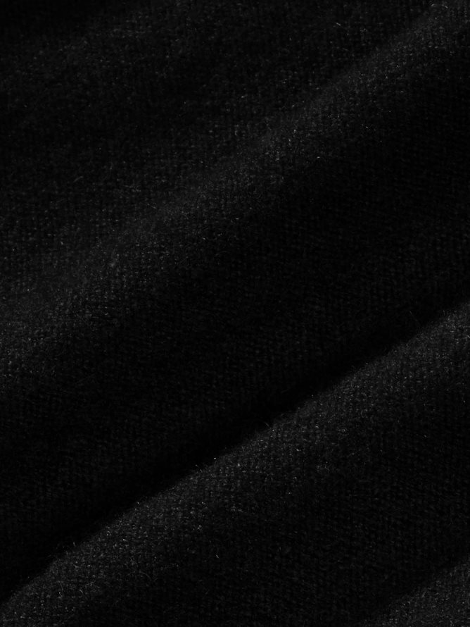 Women Pangaia Clothes Recycled Cashmere Zipped Hoodie TT8Z4244 Black