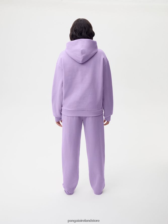 Women Pangaia Clothes Signature Hoodie TT8Z4222 Orchid Purple