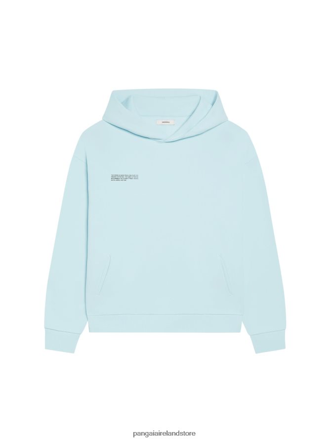 Women Pangaia Clothes Signature Hoodie TT8Z4235 Powder Blue
