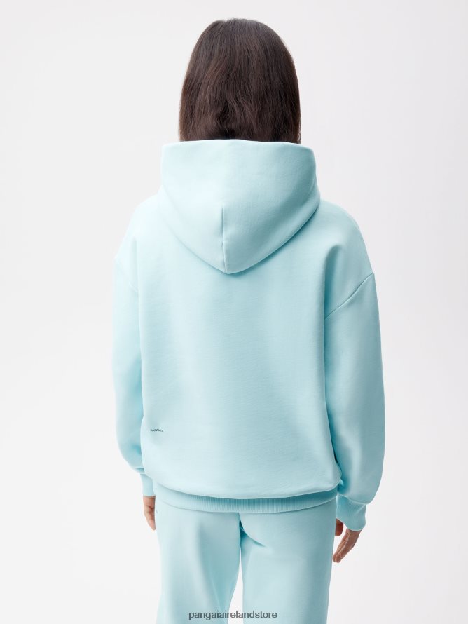 Women Pangaia Clothes Signature Hoodie TT8Z4235 Powder Blue