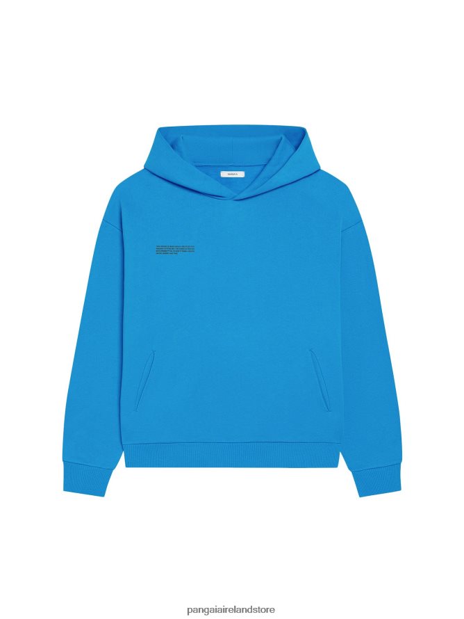 Women Pangaia Clothes Signature Hoodie TT8Z4236 Cerulean Blue