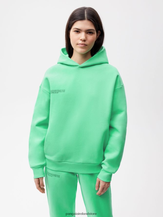 Women Pangaia Clothes Signature Hoodie TT8Z4237 Spearmint Green