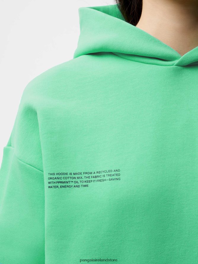 Women Pangaia Clothes Signature Hoodie TT8Z4237 Spearmint Green