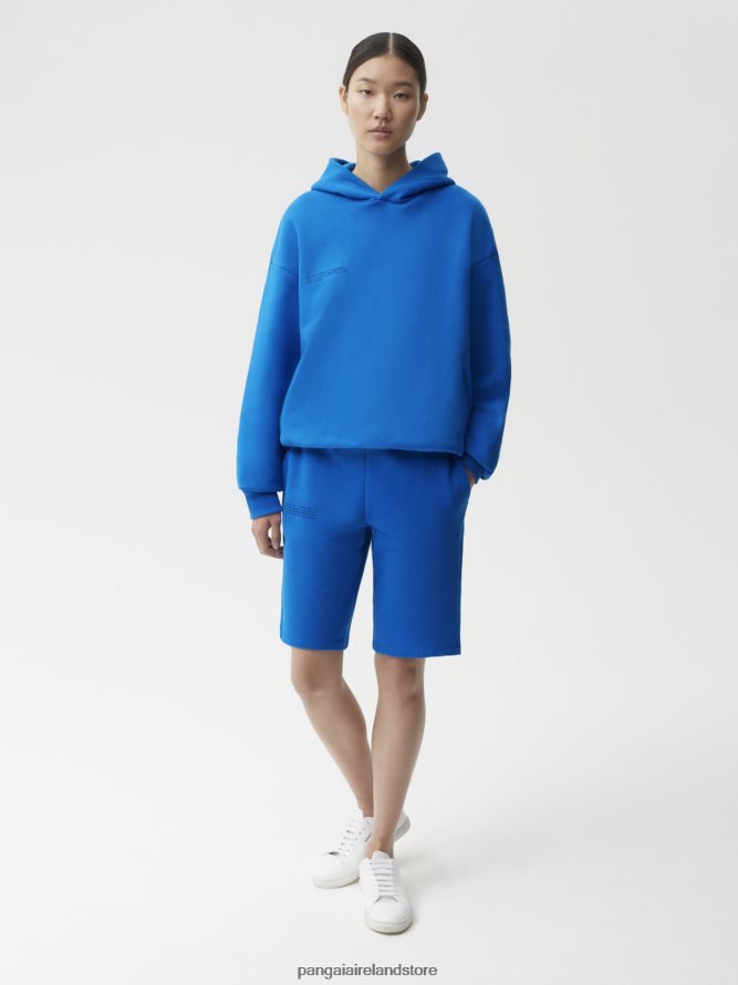 Women Pangaia Clothes Signature Hoodie TT8Z4243 Cobalt Blue