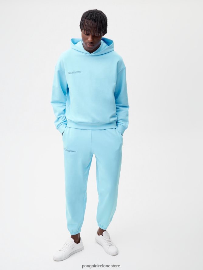 Women Pangaia Clothes Signature Hoodie TT8Z4247 Celestial Blue