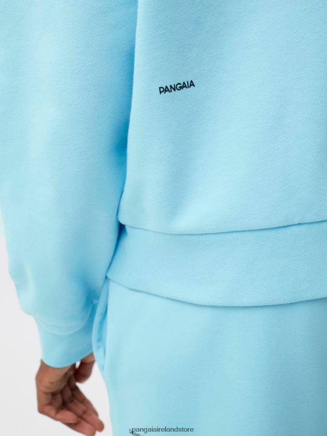 Women Pangaia Clothes Signature Hoodie TT8Z4247 Celestial Blue