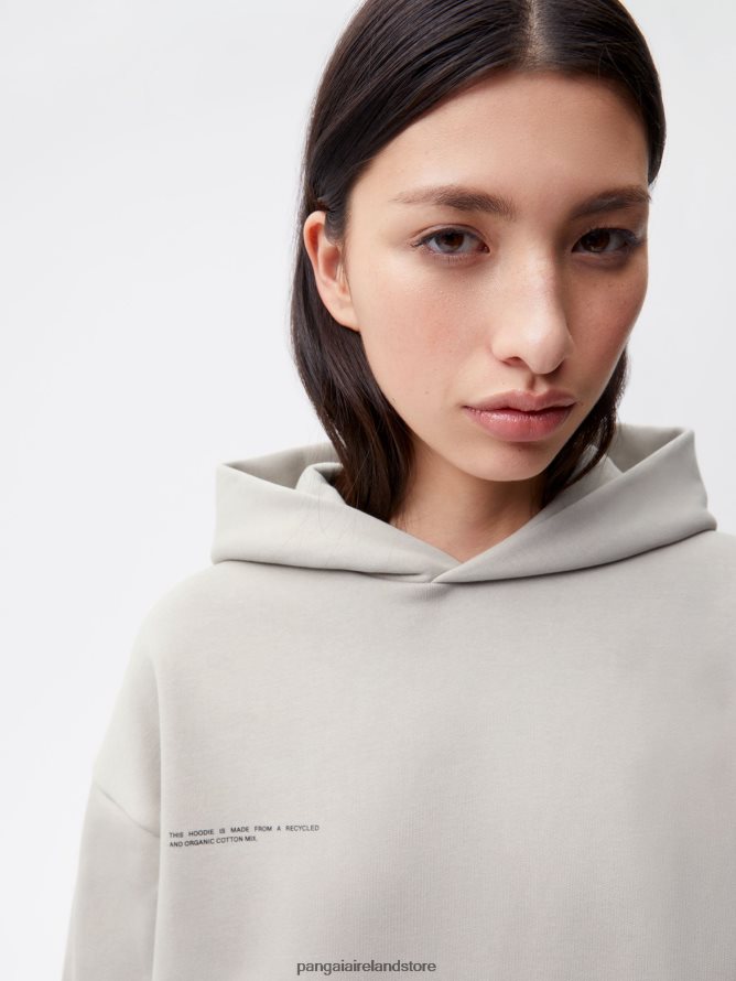 Women Pangaia Clothes Signature Hoodie TT8Z429 Stone