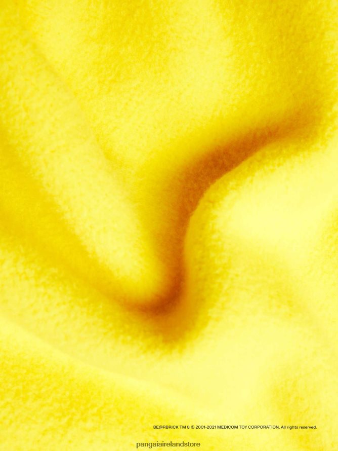 Women Pangaia Clothes X Haroshi Be@Rbrick Recycled Cotton Hoodie TT8Z4233 Saffron Yellow