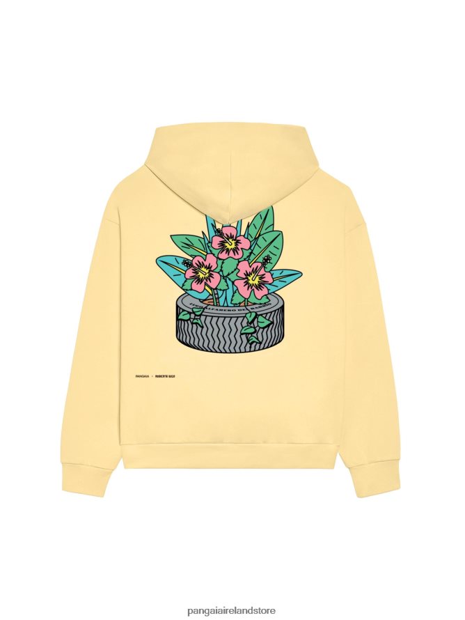 Women Pangaia Clothes X Roberto Lugo 365 Hoodie TT8Z4258 Buttercup Yellow