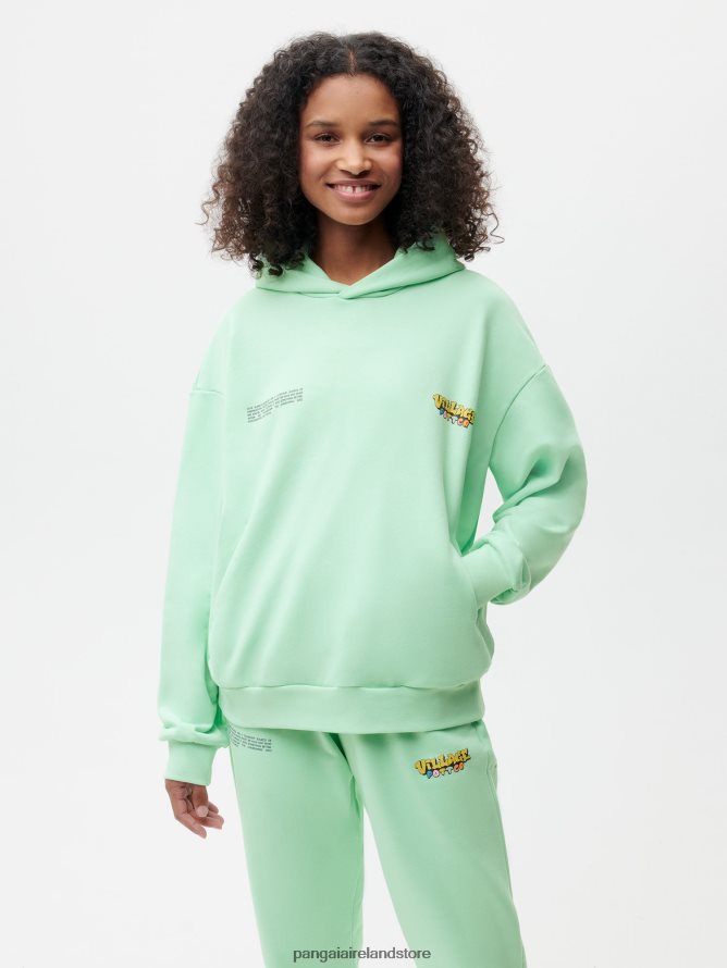 Women Pangaia Clothes X Roberto Lugo 365 Hoodie TT8Z4261 Lagoon Blue