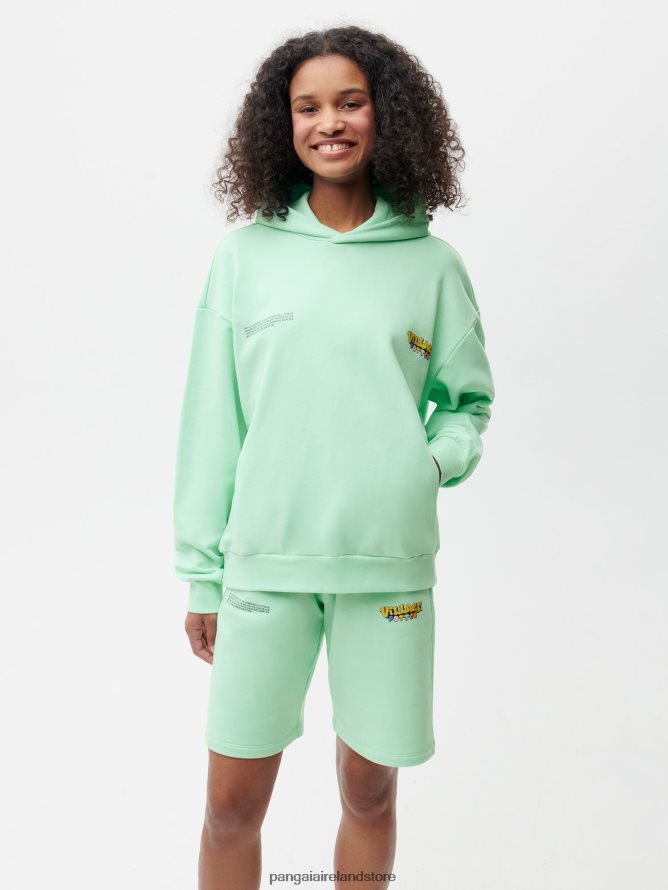 Women Pangaia Clothes X Roberto Lugo 365 Hoodie TT8Z4268 Lagoon Blue