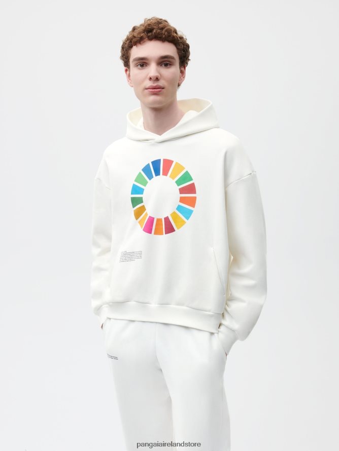 Women Pangaia Clothes X Sdgs Signature Hoodie TT8Z4246 Off-White