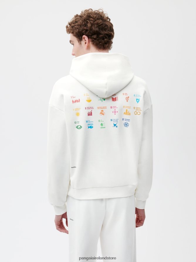 Women Pangaia Clothes X Sdgs Signature Hoodie TT8Z4246 Off-White