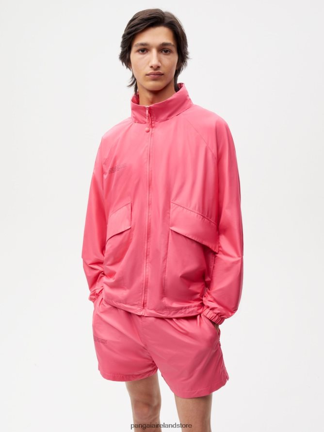 Women Pangaia Clothes Enhanced Degradation Nylon Jacket TT8Z42489 Lotus Pink