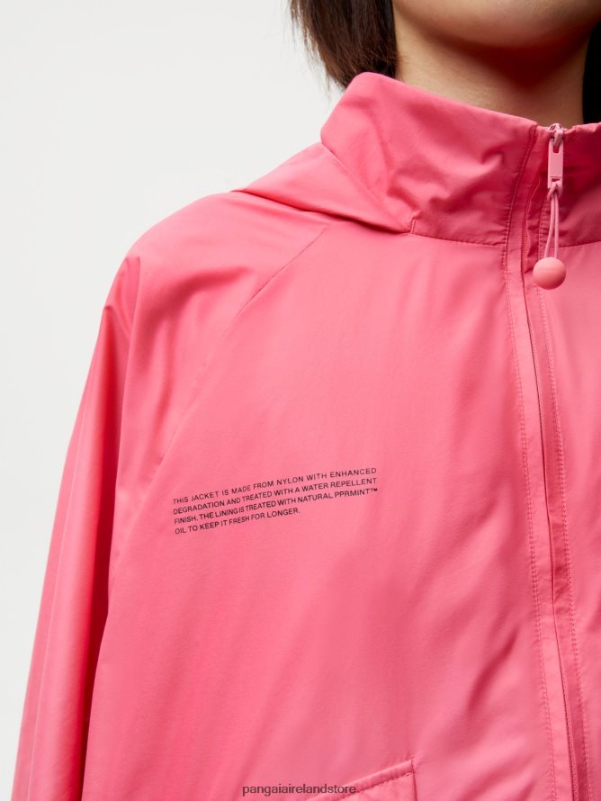 Women Pangaia Clothes Enhanced Degradation Nylon Jacket TT8Z42489 Lotus Pink