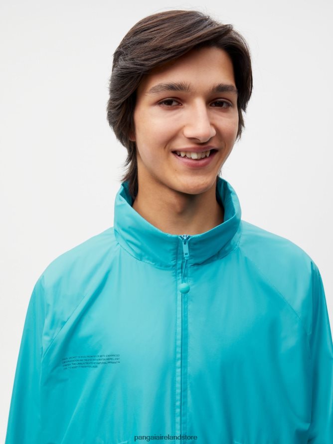 Women Pangaia Clothes Enhanced Degradation Nylon Jacket TT8Z42492 Peacock Blue